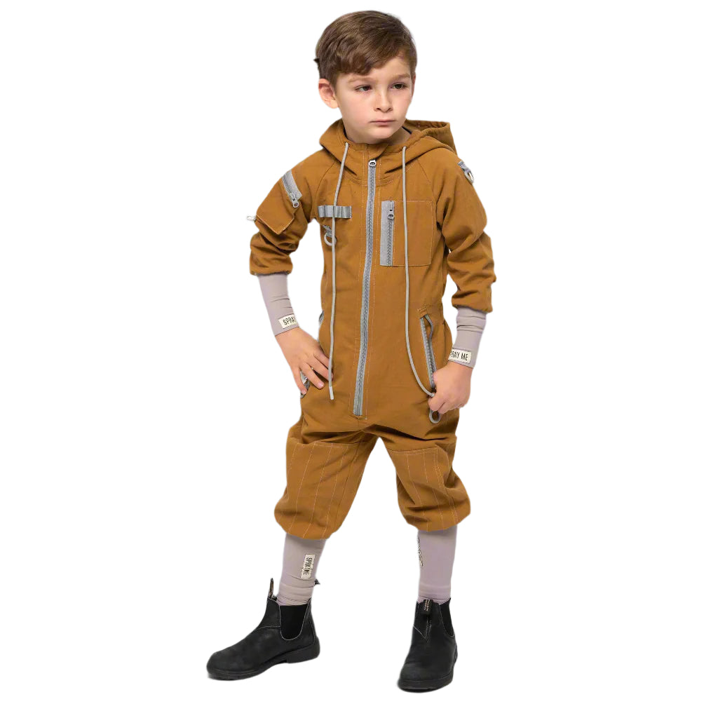 Unisex Kids TOT Foraging Coverall - Bronze