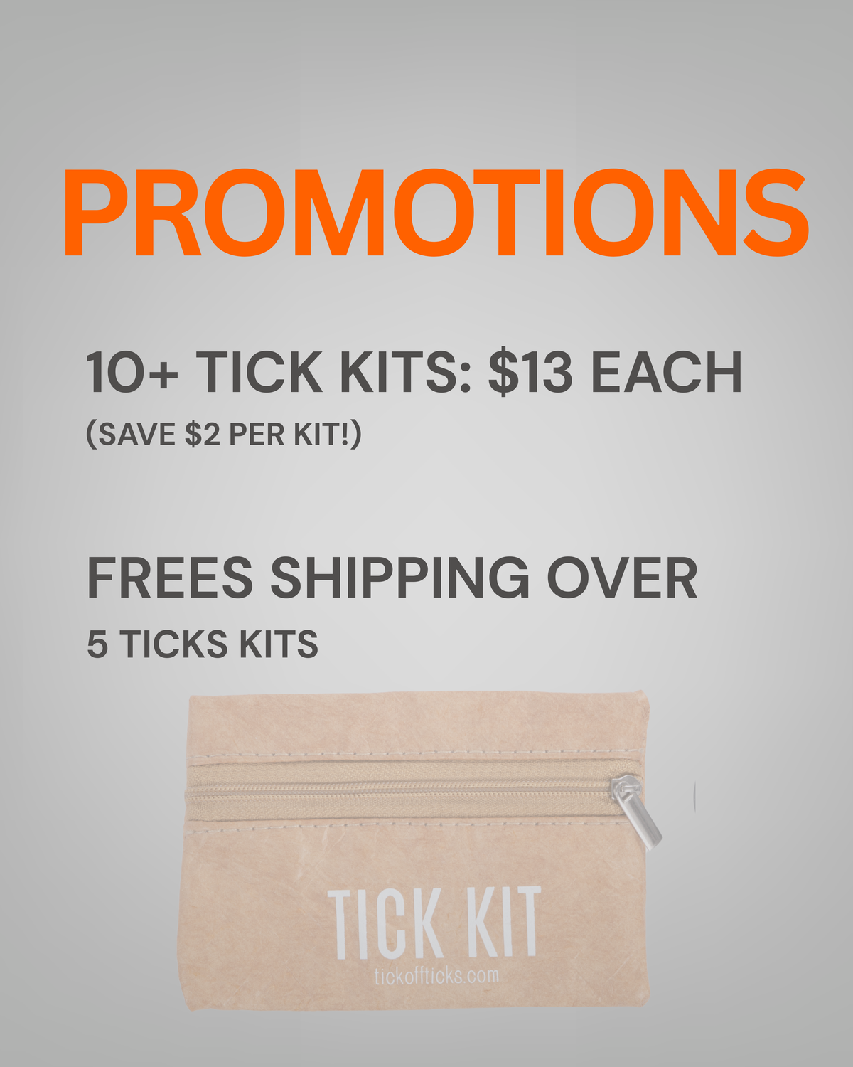 TickOffTicks tick removal kits with bulk pricing and free shipping