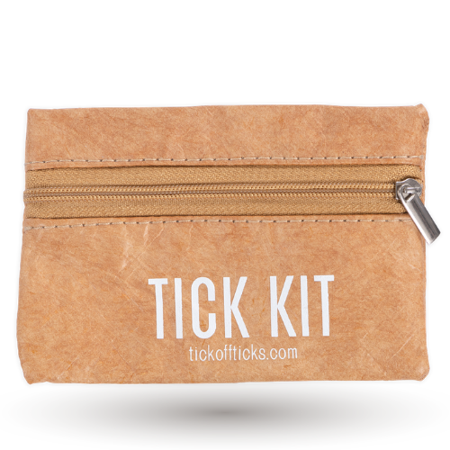 TickOffTicks tick removal kit in reusable storage pouch
